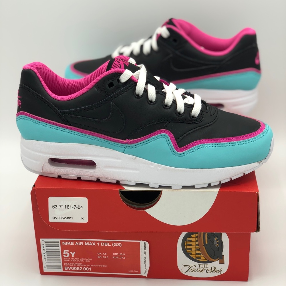 Nike air max 1 DBL South Beach GS Brand New